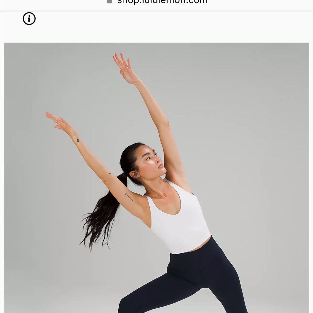 Lululemon align tank. White. Size 6